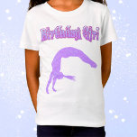 "Birthday Girl" Funkelnd Gymnast T - Shirt<br><div class="desc">Girls Gymnastik Geburtstag Girl T - Shirt - sagt "Birthday Girl" in einem extravaganten dekorativen Schriftart,  hat einen funkelnd Gymnast,  der eine Hinterhand macht!</div>