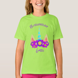 Birthday Girl Girl's Basic T - Shirt