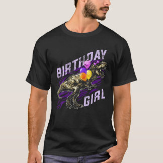 Birthday Girl Niedlich Dinosaur Theme Rex Dinosaur T-Shirt