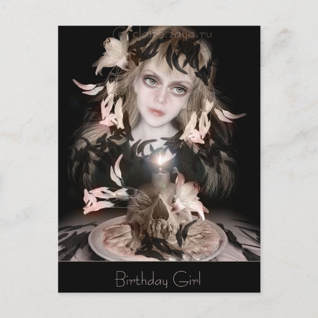 Birthday Girl Postkarte (Vorderseite)