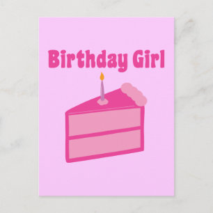 Birthday Girl Postkarte