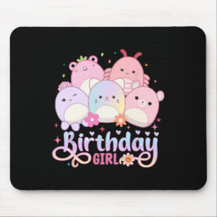 Birthday Girl Squish Squad Mallow Girls Niedlich K Mousepad