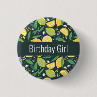 Birthday Girl - Zitrone und Limes Fruchtmuster