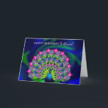 Birthday Girlfriend Beautiful Colorful Peacock Karte<br><div class="desc">Sehen Sie viele andere Produkte mit gleichen und/oder ähnlichen Bildern,  die in MY COLLECTIONS zu finden sind,  und scrollen Sie runter zu Loving Peacocks</div>