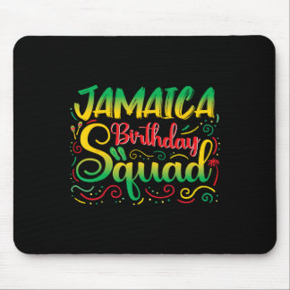 Birthday Girls Jamaica Squad Trip 2025 Party Outfi Mousepad