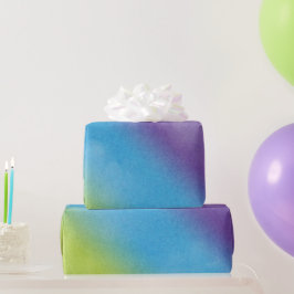 Birthday Golden Retrievers auf Regenbogen Geschenkpapier