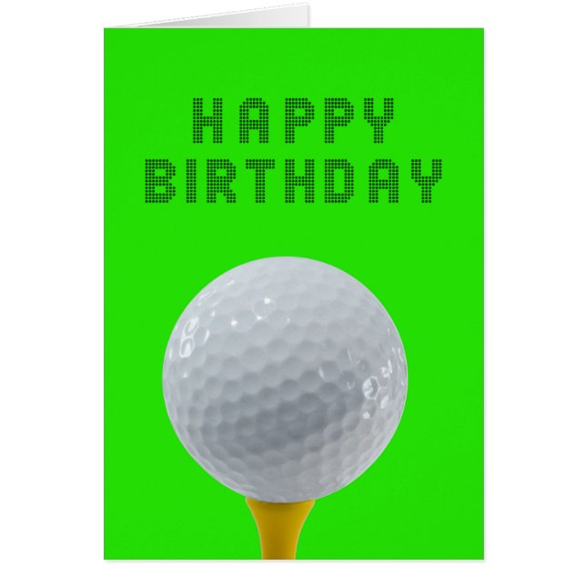 Birthday Golf (Vorne)
