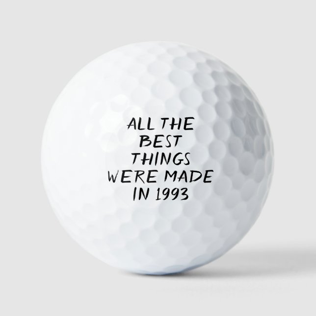 Birthday Golfer Funny 30. Happy Vater Golf Balls Golfball (Vorderseite)