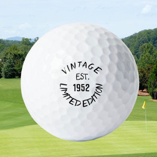 Birthday Golfer Funny 70. Happy Vater Golf Balls Golfball (Von Creator hochgeladen)