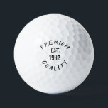 Birthday Golfer Funny 80. Happy Vater Golf Balls Golfball<br><div class="desc">Vintage PREMIUMQUALITÄT 1942. Witziges 80. Geburtstagsziffer. Ideal für Vater,  Großvater,  Stiefvater. Golfer Geschenkidee. Sie können das Jahr personalisieren.</div>