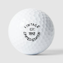 Birthday Golfer Funny 80. Happy Vater Golf Balls Golfball