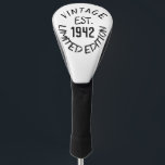 Birthday Golfer Funny 80. Happy Vater Golf Headcover<br><div class="desc">Vintage Auflage von 1942. Witziges 80. Geburtstagsziffer. Ideal für Vater,  Großvater,  Stiefvater. Golfer Geschenkidee. Sie können das Jahr personalisieren.</div>