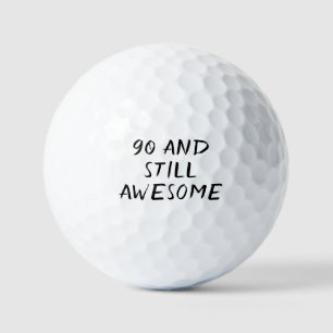 Birthday Golfer Funny 90. Happy Vater Golf Balls Golfball