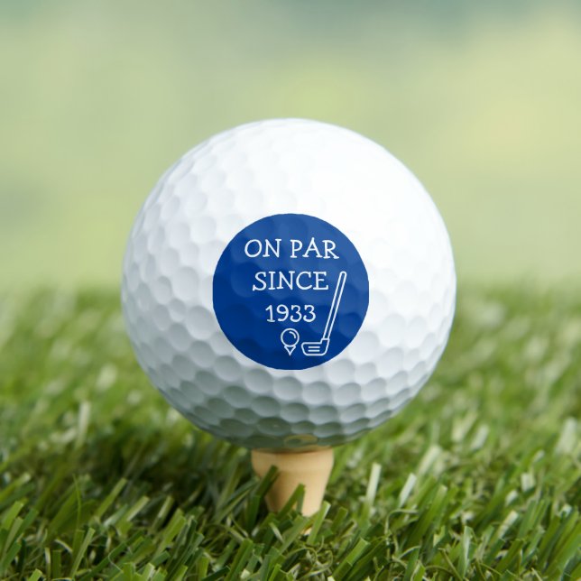 Birthday Golfer Funny 90. Happy Vater Par Spaß Golfball (Insitu T-Shirt)