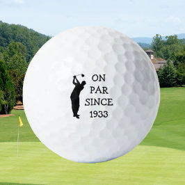 Birthday Golfer Funny 90. Happy Vater Par Spaß Golfball
