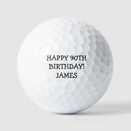 Birthday Golfer Funny 90. Happy Vater Spaß Golfball