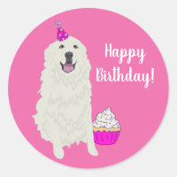 Birthday Great Pyrenäen Mountain Hund