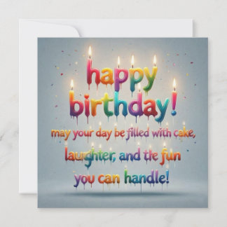 Birthday Greeting Cards Feiertagskarte