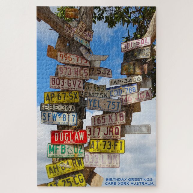 Birthday Greetings Cape York Australien (Vertikal)