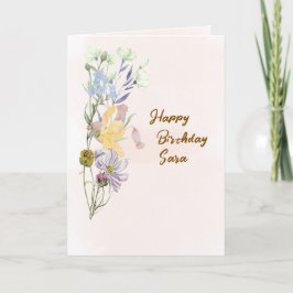 Birthday Greetings Card Karte