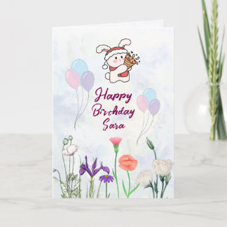 Birthday Greetings Card  Karte