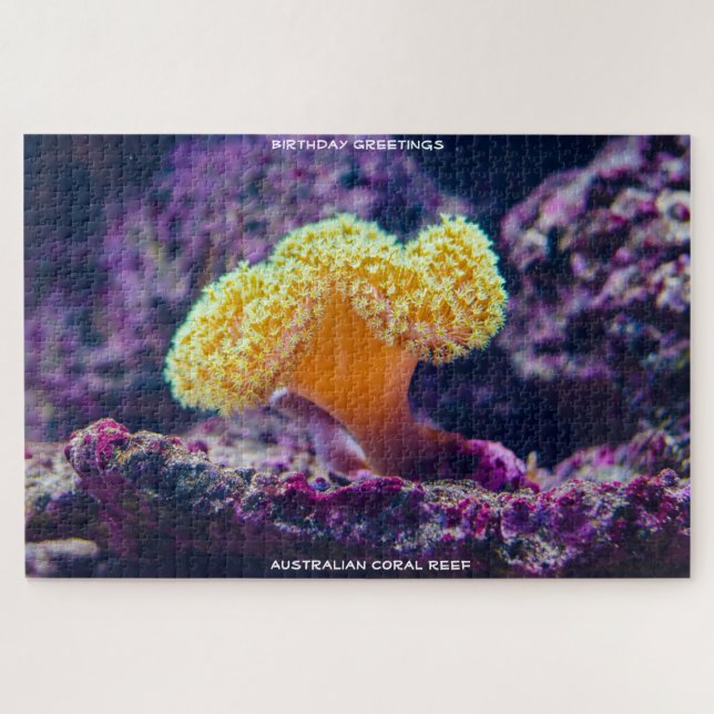 Birthday Greetings Coral Reef Australien (Horizontal)