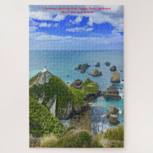 Birthday Greetings Nugget Point Lighthouse Jigsaw