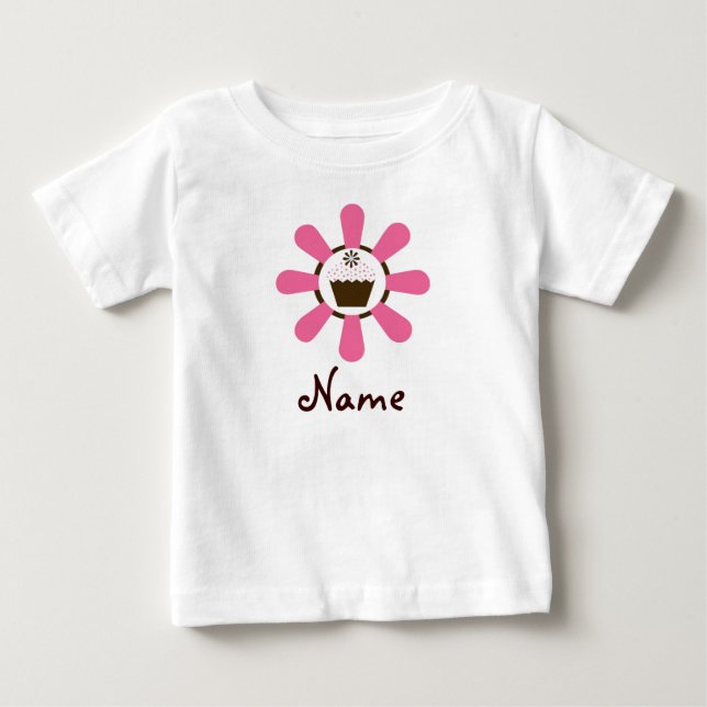 "Birthday Gril" Cupcake T - Shirt (Vorderseite)