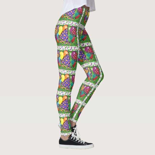 BIRTHDAY HATS DESIGN LEGGINGS (Rechts)