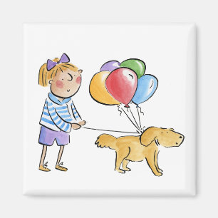 Birthday Hund Magnet