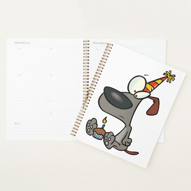 Birthday Hund Spiral Planner Planer (Von Creator hochgeladen)