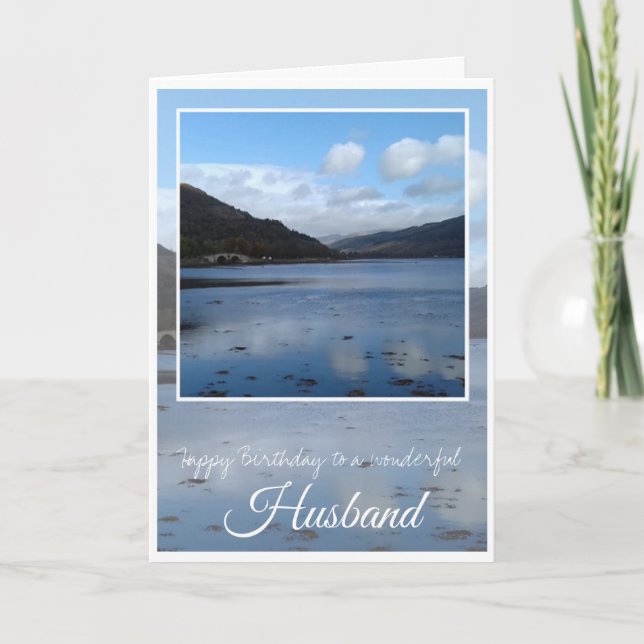 Birthday Husband, Inveraray, Schottland Karte (Vorderseite)