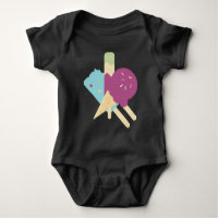 Birthday Ice Creme Baby Bodysuit