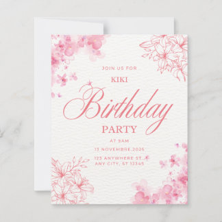 Birthday invitation