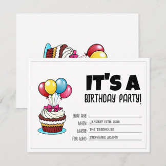 Birthday Invite | Individuell anpassbare Einladung