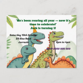 Birthday Invite Postkarte