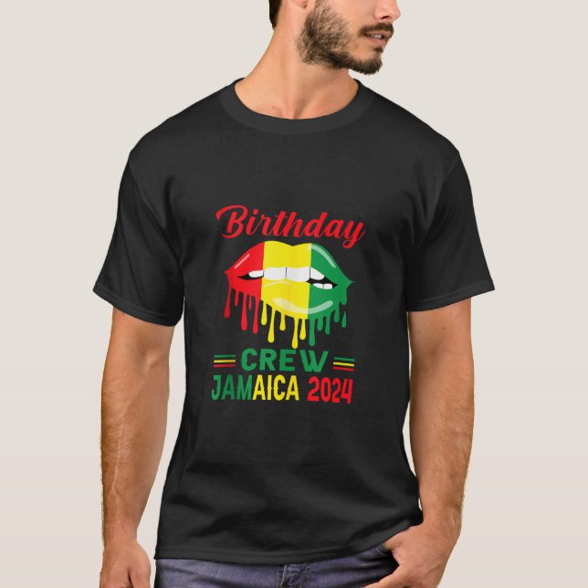 Birthday Jamaica Crew 2024 30. 50. Party Matchin T-Shirt (Vorderseite)