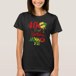 Birthday Jamaica Girl 30. 50. Party Outfit Match T-Shirt