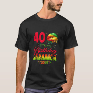 Birthday Jamaica Girl 30. 50. Party Outfit Match T-Shirt
