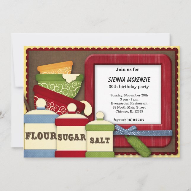 Birthday Jars Einladung (Vorderseite)