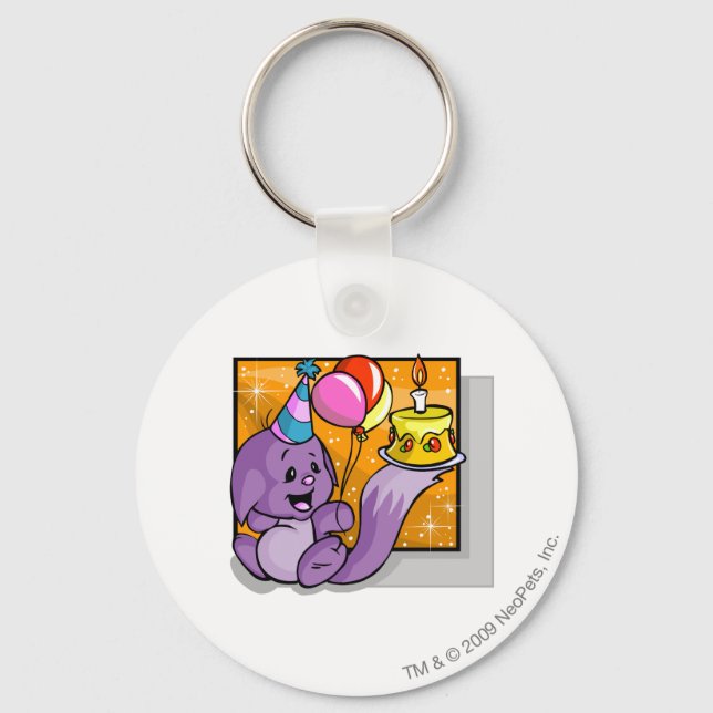Birthday Kacheek Schlüsselanhänger (Vorderseite)