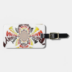 Birthday Kaleidoskop Art Print Gepäckanhänger