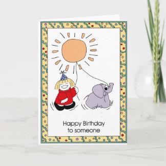 BIRTHDAY-Karte Karte