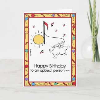 BIRTHDAY-Karte Karte