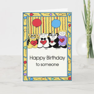BIRTHDAY-Karte Karte