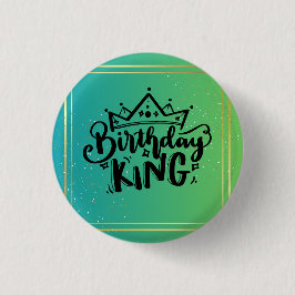 Birthday King Button