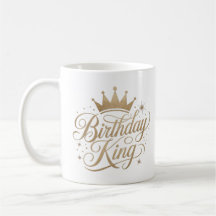 Birthday King Cool Trend Gift Tasse