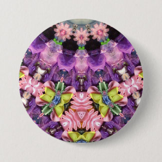 ~ Birthday Lila Pink Green Yellow BLING ~ Schaltfl Button
