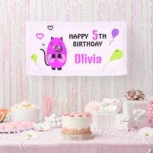 Birthday lilac cat