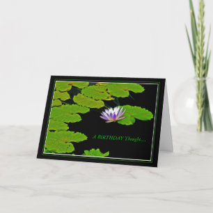 BIRTHDAY Lily Pad Karte